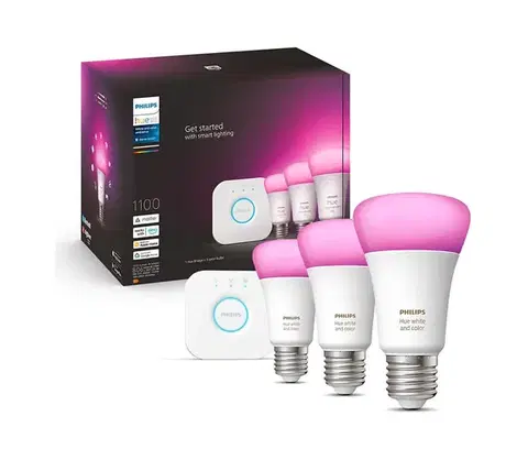 LED osvetlenie Základná sada Philips Hue WACA 3xE27/9W/230V 2000-6500K + Hue Bridge 8719514291515