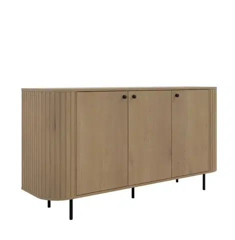 Komody ArtLemp Komoda VAOLIA 3F | dub cremona