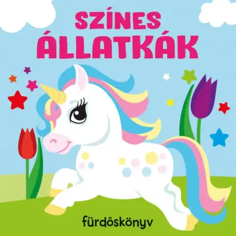 Knižky do vane Színes állatkák - Fürdőskönyv
