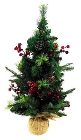 Vianočné stromčeky MAKRO - Stromček vianočný 64cm, zaťažený