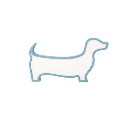 Lampy  LED Detská stolná lampa DOG LED/12W/230V modrá 41-10636