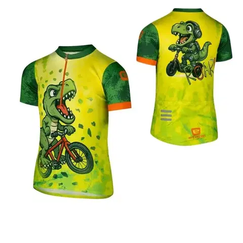 Cyklistické dresy Detský cyklo dres Etape Rio zelená - 116/122