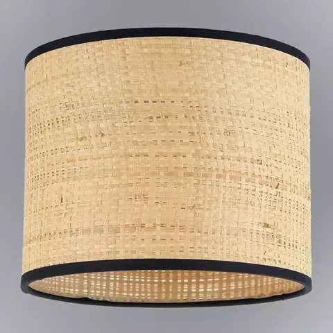 Moderné lampy do obývačky Tienidlo valček 9692 Raffia D20