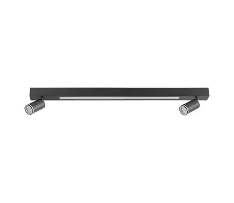 Svietidlá  LED Stropné svietidlo PARIS LED/24W/230V + 2xGU10/10W čierna 327383