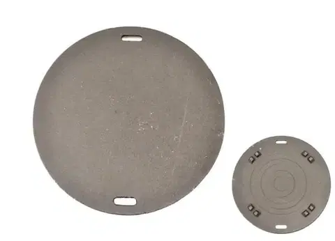 Grilovacie rošty Kinekus Platňa liatinová, priemer 210mm, so zárezmi, žiaruvzdorná