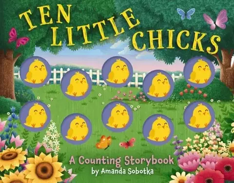 Leporelá, krabičky, puzzle knihy Ten Little Chicks - Amanda Sobotka
