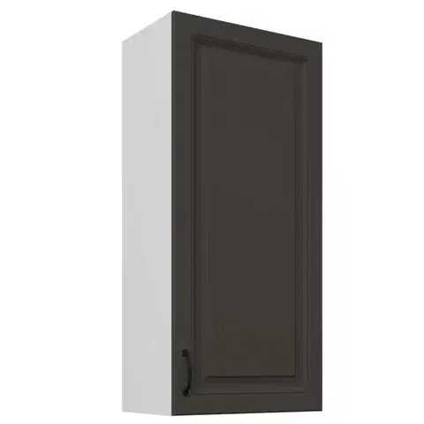Kuchynské skrinky visiace Skrinka do kuchyne Stilo grafit matná/biely 45G-108 1F