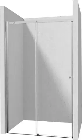 Sprchovacie kúty DEANTE - Kerria Plus chróm Sprchové dvere, 120 cm - posuvné KTSP012P