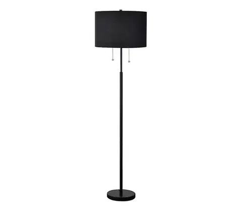 Lampy Light Prestige Stojacia lampa FOGO 2xE27/15W/230V čierna LP-0304/2F BK