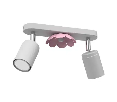 Svietidlá  Bodové svietidlo FLOWER 2xGU10/8W/230V biela 3876