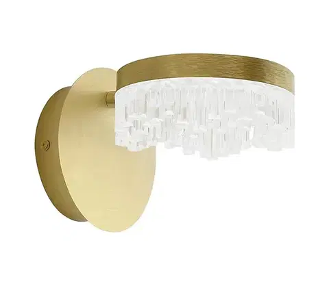 Svietidlá  LED nástenná lampa 4W/230V zlatá ML2409
