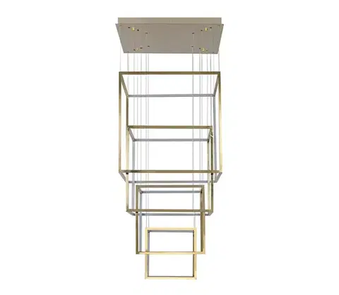 Svietidlá Azzardo  - LED Stmievateľný luster na lanku OPERA LED/329W/230V zlatá 