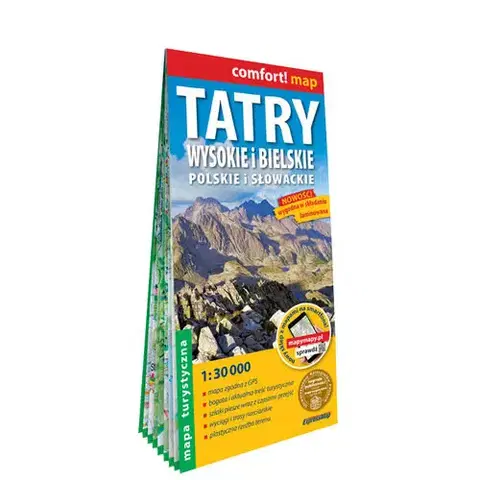 Turistika, skaly Magas-Tátra (Wysokie) turistatérkép