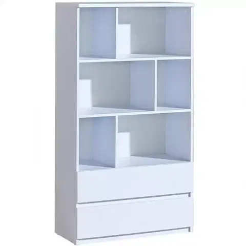 Sektorový nábytok Regál Arca 2S AR4 Biely