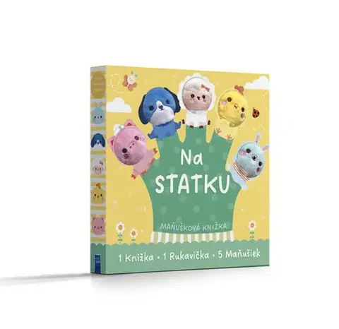 Leporelá, krabičky, puzzle knihy Na statku - Maňušková knižka