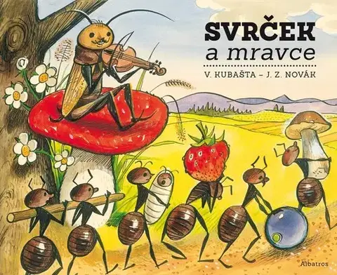 Leporelá, krabičky, puzzle knihy Svrček a mravce, 2. vydanie - J. Z. Novák,Maša Haľamová,Vojtěch Kubašta