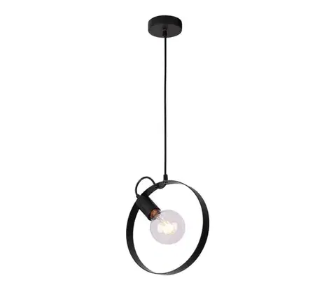 Svietidlá  Luster na lanku NEXO 1xE27/40W/230V čierna 50101199