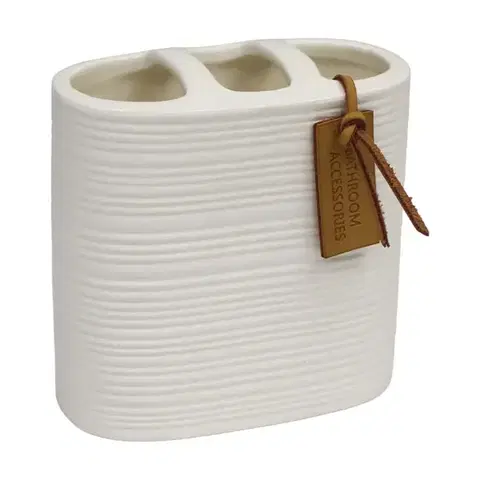 Kúpeľňové doplnky Pohár na zubné kefky CE-2266 ivory