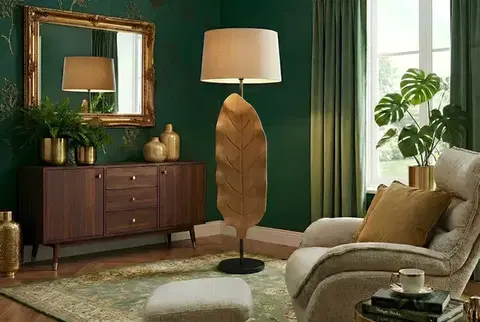 Osvetlenie Stojací lampa ESUS Dekorhome