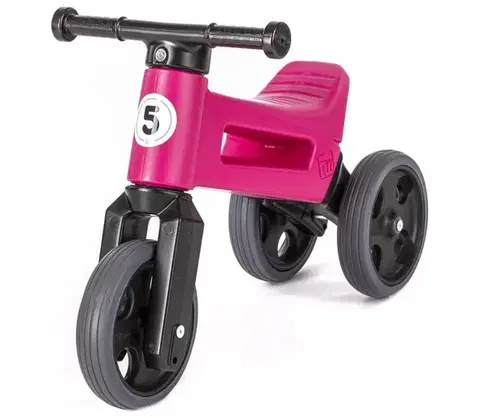 Odrážadlá Funny Wheels - Odrážadlo 2v1 RIDER SPORT ružová/čierna 11408526