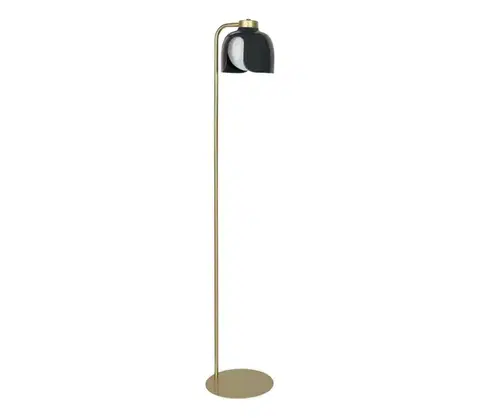 Lampy Osram - Stojacia lampa DECOR COROLLE 1xE27/15W/230V čierna/zlatá 4058075849181