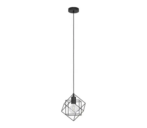 Svietidlá Eglo 43358 - Luster na lanku STRAITON 1xE27/60W/230V 43358
