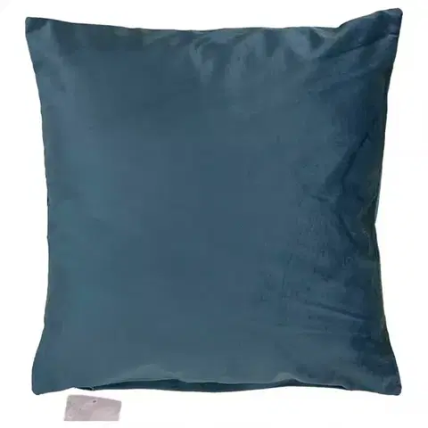 Dekoračné obliečky Obliečka Plain Velvet 40x40cm modrá