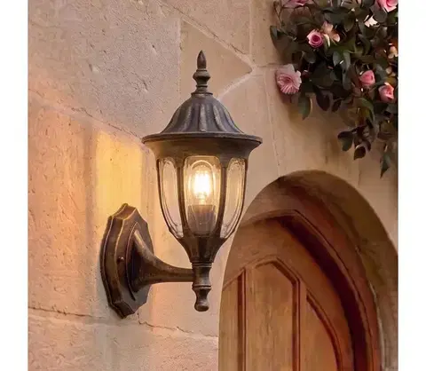Záhradné lampy Rabalux 8372 - Vonkajšie nástenné svietidlo MILANO 1xE27/60W/230V IP43 8372