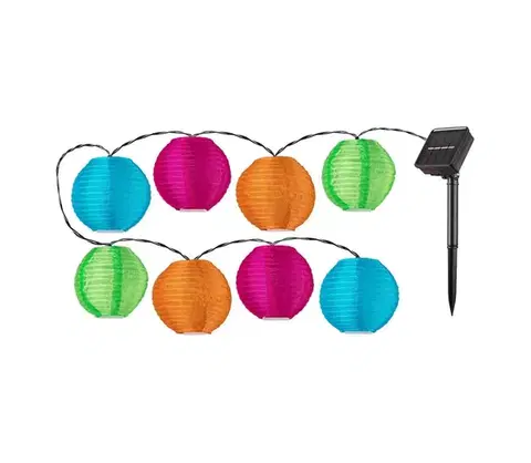 LED osvetlenie Rabalux 77048 - LED solárny reťazec TITU 8xLED/0,48W/1,2V IP44 77048