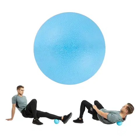 Masážne prístroje Masážna loptička inSPORTline Thera 12 cm modrá