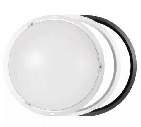 Svietidlá EMOS LED svietidlo prisadené kruhové, 14W, neutrálna biela, priemer 21,5cm, čierna/biela, bez senzoru