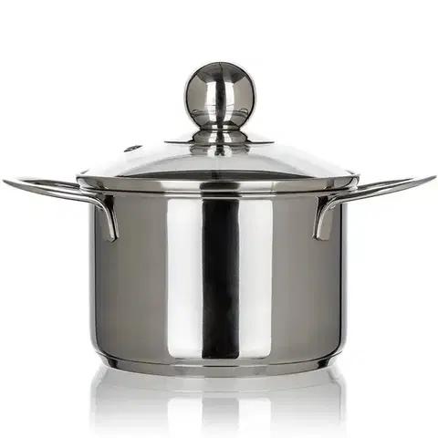 Súpravy riadu Banquet Nehrdzavejúci kastról s pokrievkou Piccolo, 12 cm, 0,85 l