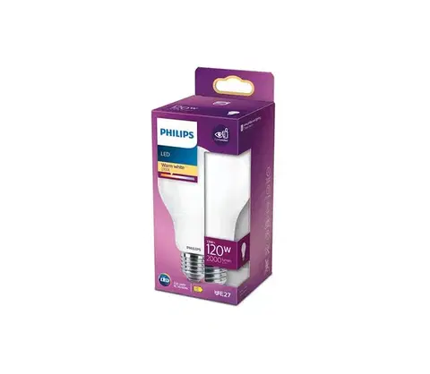 Žiarovky Philips LED žiarovka 1x13W E27 2000lm 2700K teplá biela, matná biela, EyeComfort