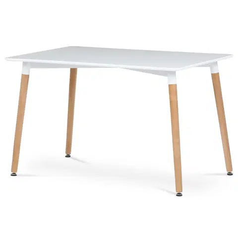 Konferenčné stolíky Jedálenský stôl 120 x 80 cm, biela
