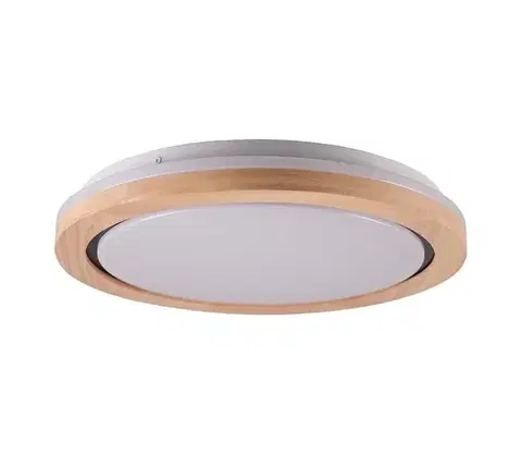 Svietidlá  LED Kúpeľňové stropné svietidlo LED/24W/230V pr. 39 cm IP44 dub 331892