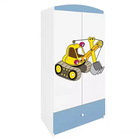 Skrine do izieb Skriňa Babydreams Modrá – Rýpadlo