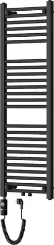 Radiátory do kúpeľne MEXEN/S - Mars radiátor + vykurovacia tyč 1200 x 400 mm, 600 W, čierna W110-1200-400-2600-70