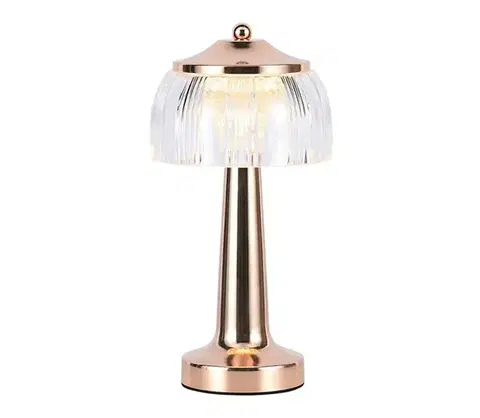 Lampy  LED Stmievateľná stolná lampa LED/1W/5V 3000-6000K 1800 mAh rose gold 7938