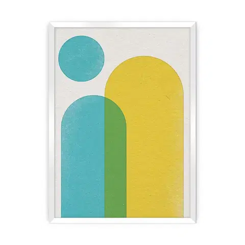 Obrazy Plagát Abstract Shapes II