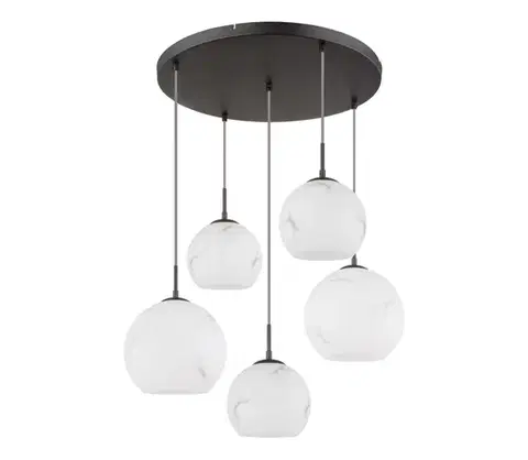 Svietidlá Globo 15999M-5HR - Závesné svietidlo na lanku RAGUSA 5xE27/60W/230V pr. 75 cm 15999M-5HR