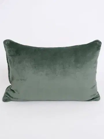 Dekoračné obliečky MKLozkoviny.sk Obliečka na vankúš mikroplyš 40 × 60 cm – Laura olivová-  -