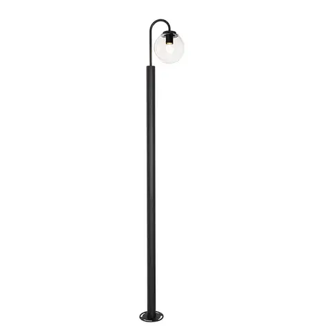 Vonkajšie svietidlá Moderná lampa čierna s plastom 200 cm IP44 - Sfera