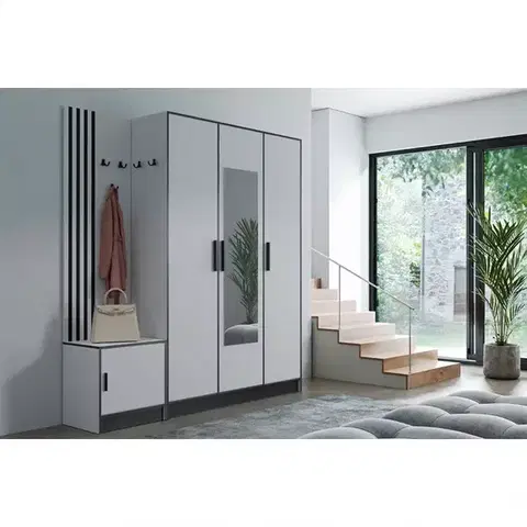 Všetky produkty Predsieňový nábytok Roj PP53 + SDS53 + SZ3D biely