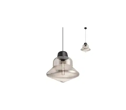 Svietidlá Redo 01-1771 - Závesné svietidlo na lanku AMNO 1xE27/42W/230V pr. 33 cm sivé 01-1771