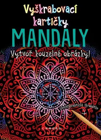 Pre deti a mládež - ostatné Vyškrabovací kartičky: MANDALY