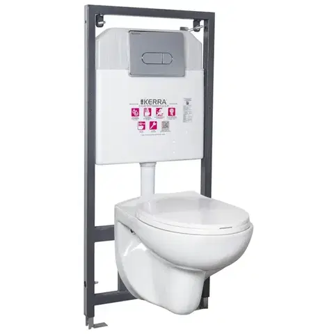 Záchody KERRA - Inštalačný set WC Doris/Pacific CHR 5907548115829