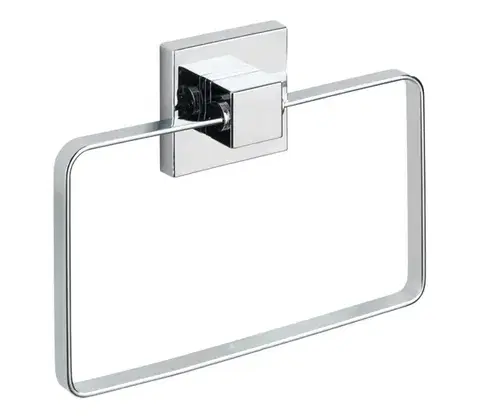 Svietidlá WENKO 22689100-Držiak uterákov VACUUM-LOC QUADRO ED 18,5x14 cm strieborný/lesklý chróm 22689100