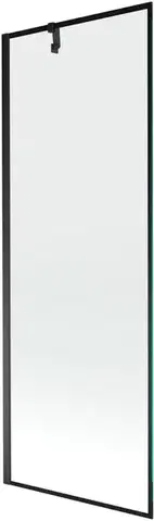 Sprchové dvere MEXEN/S - Next vaňová zástena FIX 70 x 150, čierna dekor, čierna 895-070-000-00-70-70