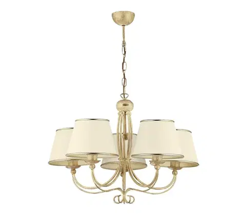 Svietidlá Jupiter 515 - LA-5-E - Luster závesný reťaz  LAURA 5xE27/60W/230V 515