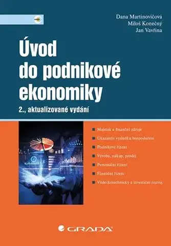 Podnikanie, obchod, predaj Úvod do podnikové ekonomiky - 2. vydání - Dana Martinovičová,Miloš Konečný,Jan Vavřina